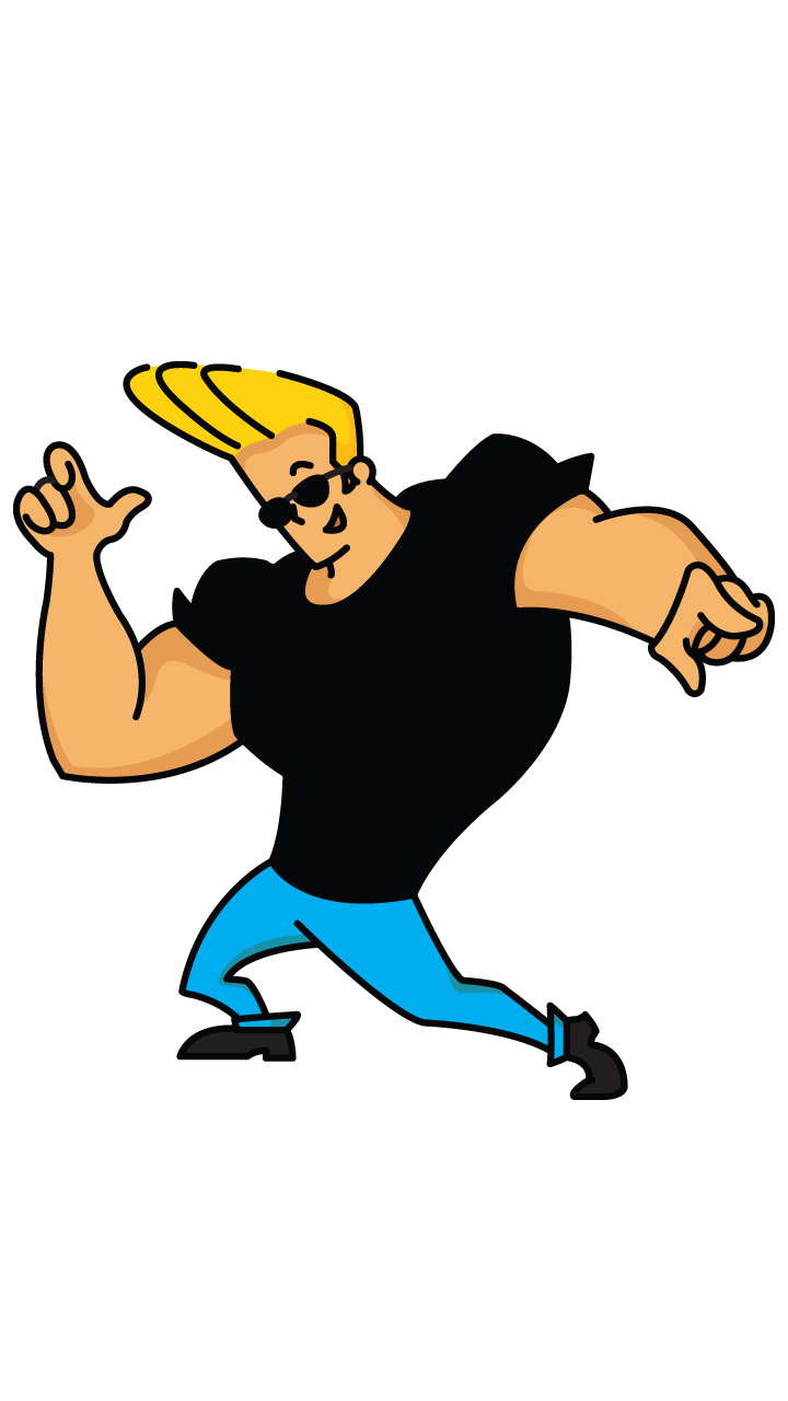 How to draw best cartoons step by step drawing tutorial Johnny Bravo