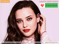 light smile face photo of katherine for b'day wish