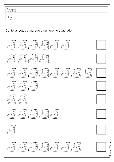 Matemática 1 ano ensino fundamental atividades