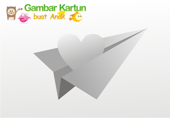  Gambar  Kartun  Pesawat Terbang dari Kertas