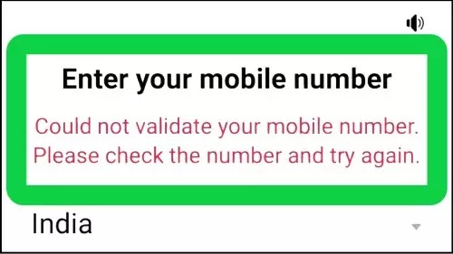 How To Fix Facebook Create Account Fix Could Not Validate Your Mobile Number Problem Solved