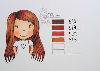 The Paper Nest Dolls - Copic Hair Color