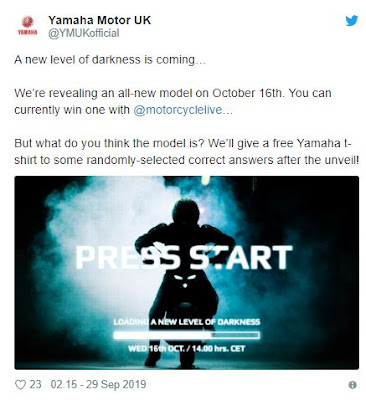 Twitter Yamaha Eropa Merilis Teaser Motor Baru, MT Series?