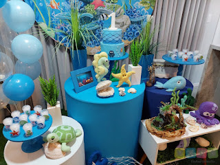 Decoração festa infantil Fundo do Mar Porto Alegre