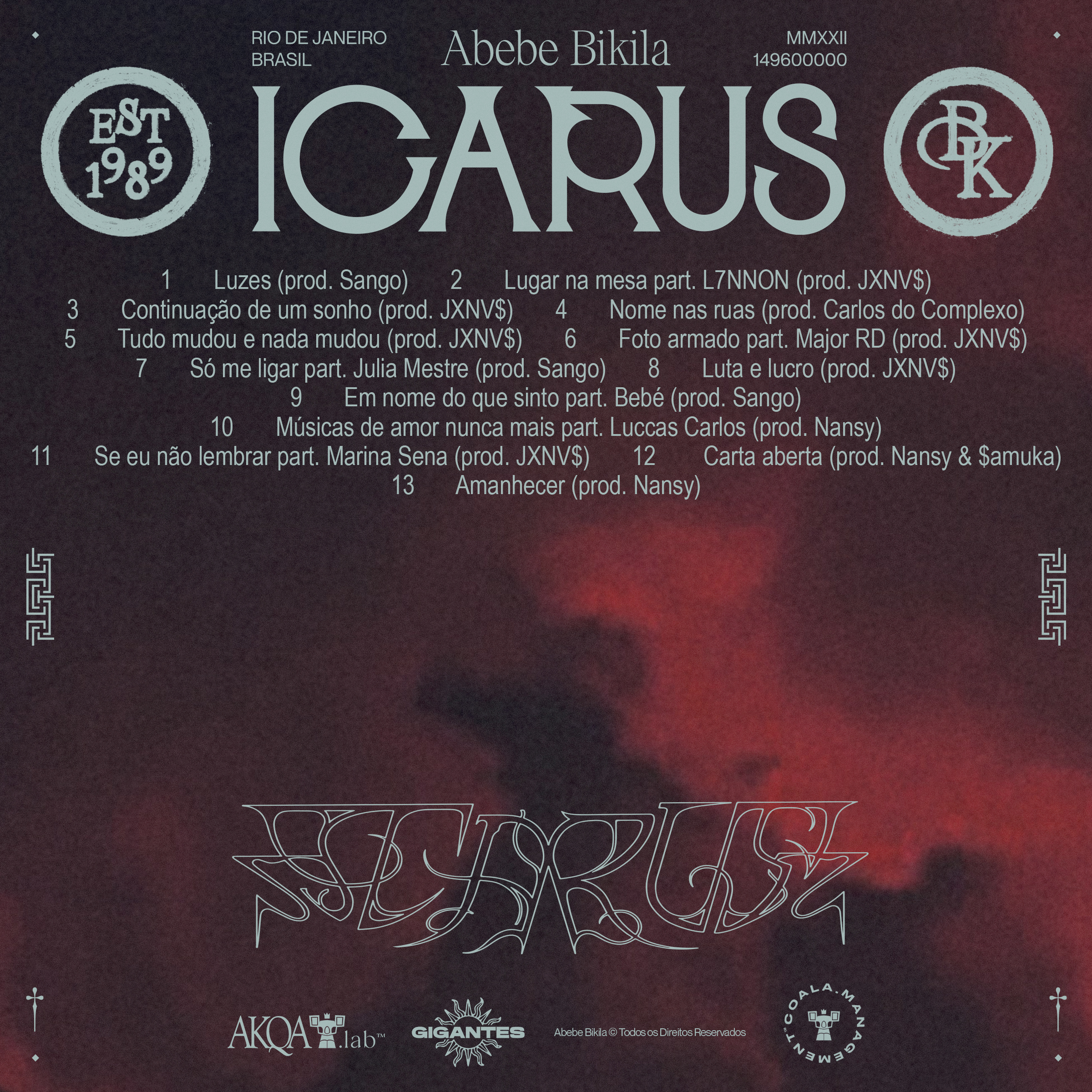 BK - ICARUS (Álbum)