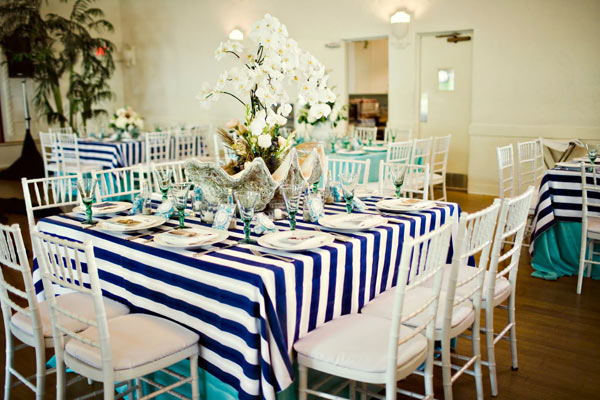 Turquoise Vintage Nautical Wedding