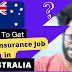 How To Get Health Insurance Jobs in Australia
