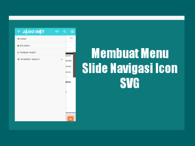 Download Cara Membuat Slide Menu Navigasi Icon SVG