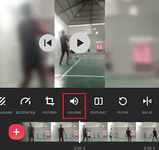 buka menu volume