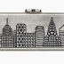 Judith Leiber Gotham Skyline Clutch Minaudiere Handbag