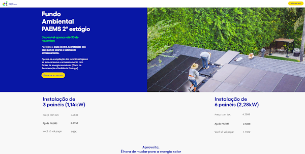 ei energia independente lança a primeira plataforma online para aconselhamento e orientação sobre subsídios para o autoconsumo de energia