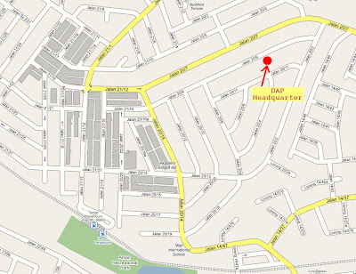 location map DAP HQ