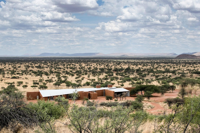 The unique character of this hunting lodge, Namibia