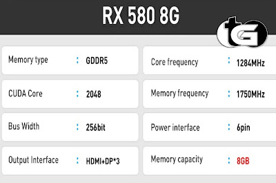 Key Features of SJS Video Card RX 580 8G 256Bit 2048SP GDDR5