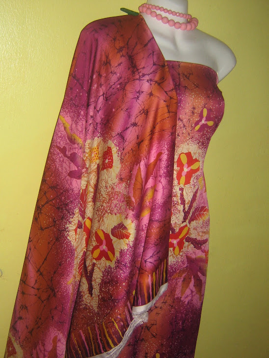 BRCCM 813E : BATIK RETAK CHIFFON CREPE MATCHING, 2M+2M