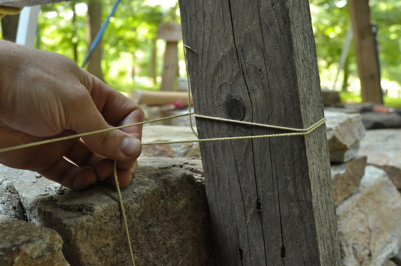 Dry Stone Resource: How - To Tie String Lines