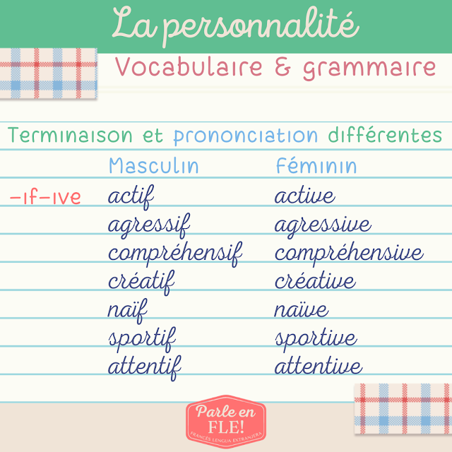 Rodzaj żeński przymiotników - gramatyka 10 - Francuski przy kawie