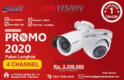 paket 4 chanel jasa pasang cctv gresik