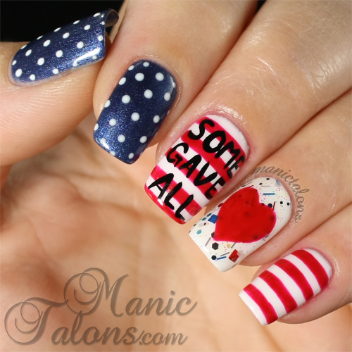 Patriotic Nails, Memorial Day Manicure