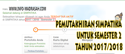 PENTING: PEMUTAKHIRAN SIMPATIKA UNTUK SEMESTER 2 TAHUN 2017/2018