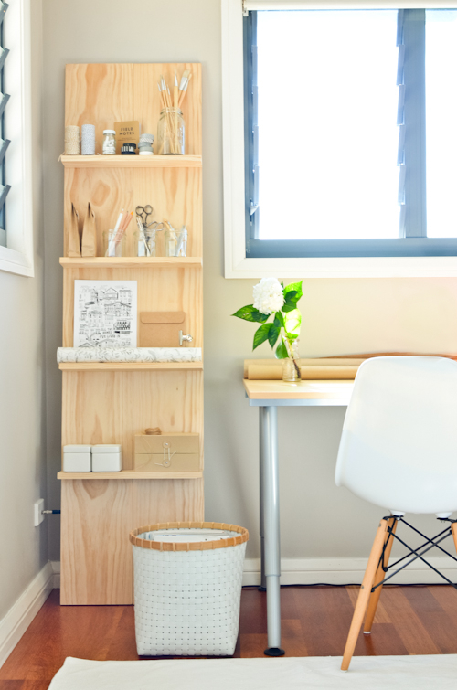 Scandi Home: DIY Shelf System for the Study