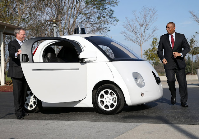 Happy With Google Car