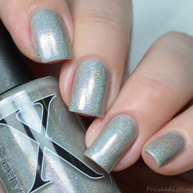 silver holo nail polish