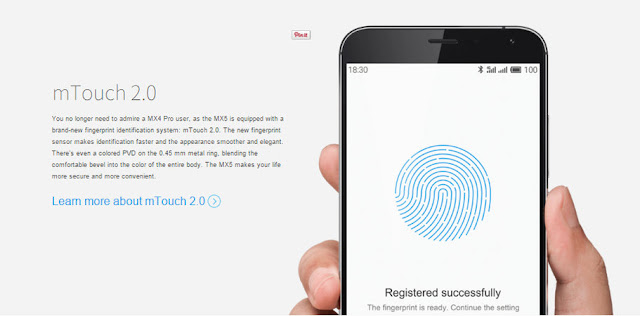 meizu mx5 Fingerprint Sensor and OS