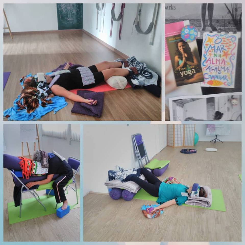 Yoga Restaurativa - as quartas - 20:30 e as sextas 15:30, venha se restaurar...