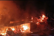 Hanguskan Beberapa Kios dan Rumah Warga, Si Jago Merah Mengamuk di Pasar Nauli Kota Sibolga 