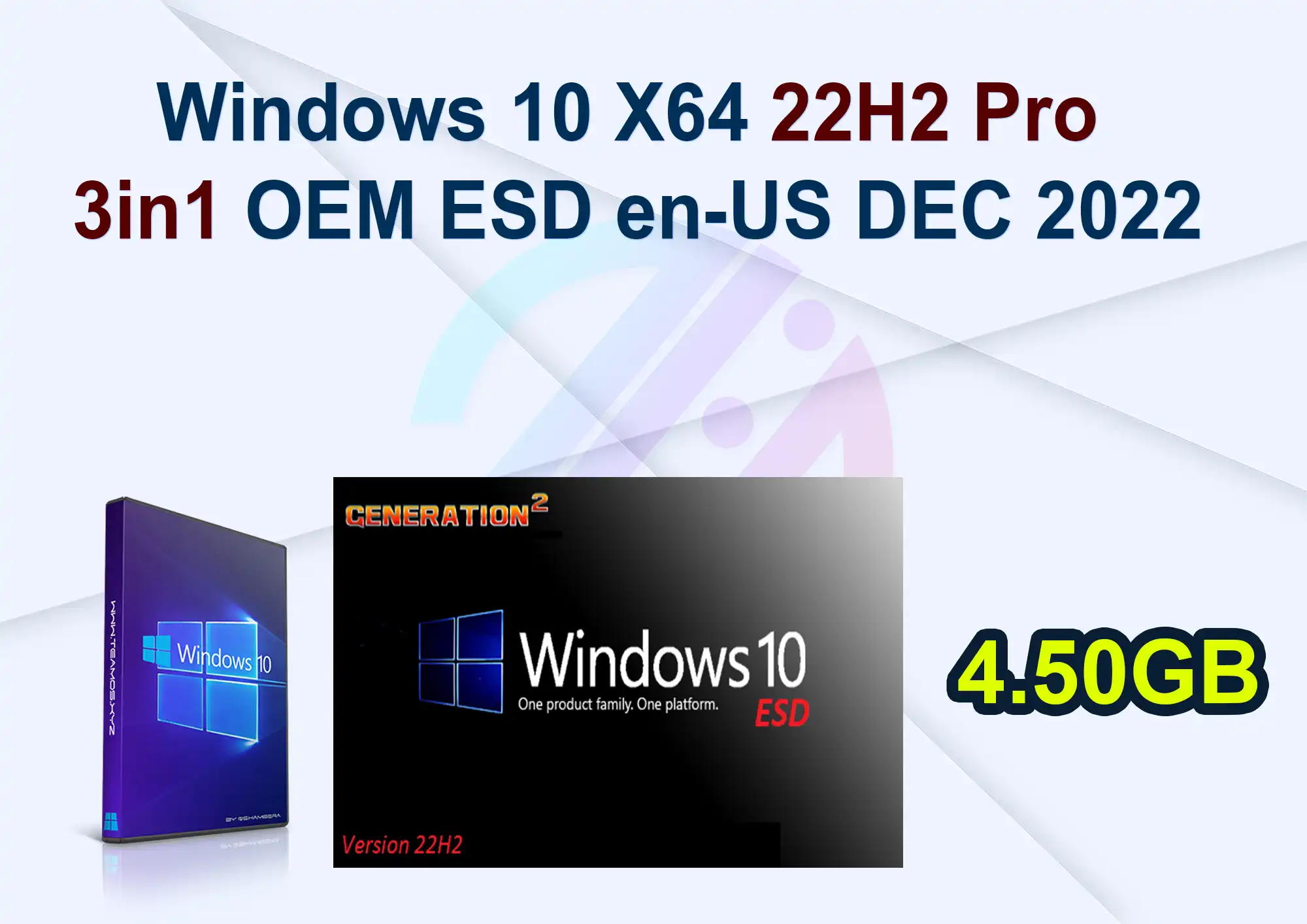 Windows 10 X64 22H2 Pro 3in1 OEM ESD en-US DEC 2022