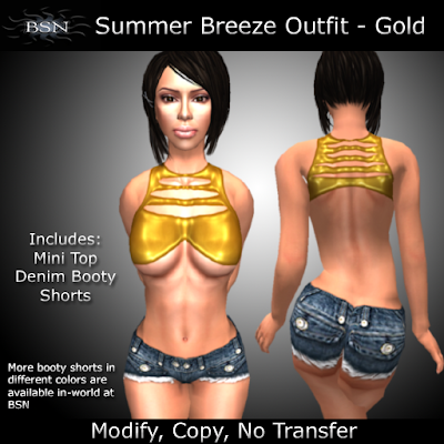 BSN Summer Breeze Outfit - Gold