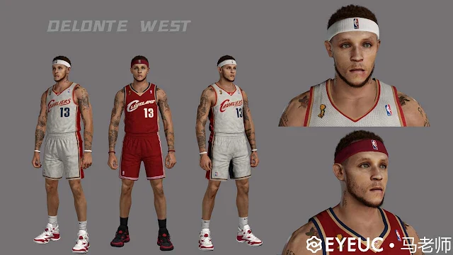 NBA 2K23 Delonte West Cyberface & Body Update