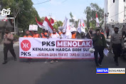 Tolak Kenaikan Harga BBM, DPD PKS Lamongan Gelar Demo