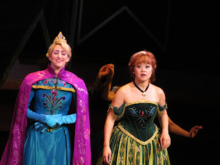 Elsa and Anna Coronation Frozen Live at the Hyperion Disneyland Disney California Adventure