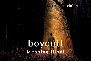 Boycott Meaning in Hindi