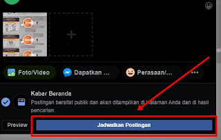 Cara Menerbitkan Postingan Terjadwal Di Halaman Facebook 