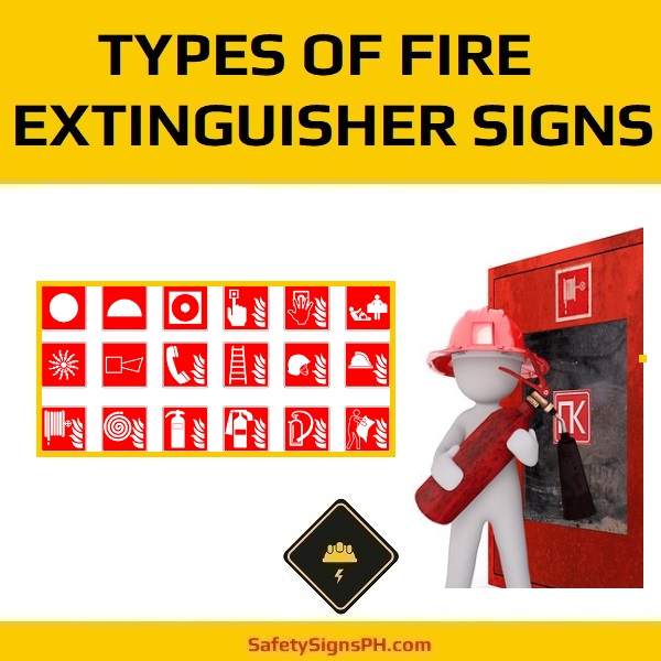 Types of Fire Extinguisher Signs