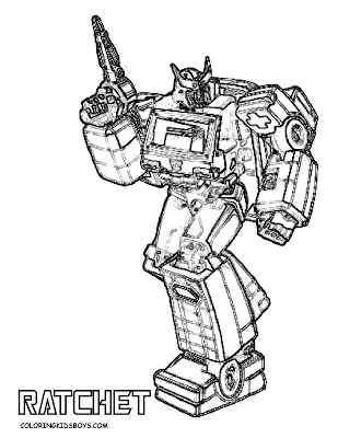 Transformers Coloring Pages Ratchet Transformers Coloring Pages