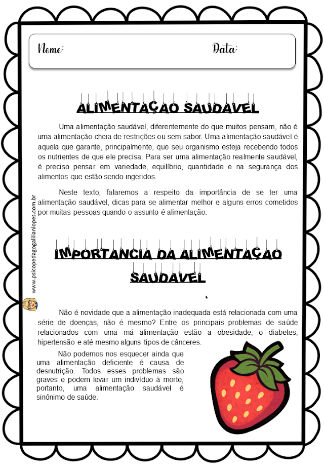 Conceito de alimentação saudável e Pirâmide alimentar