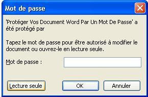 protéger un document word