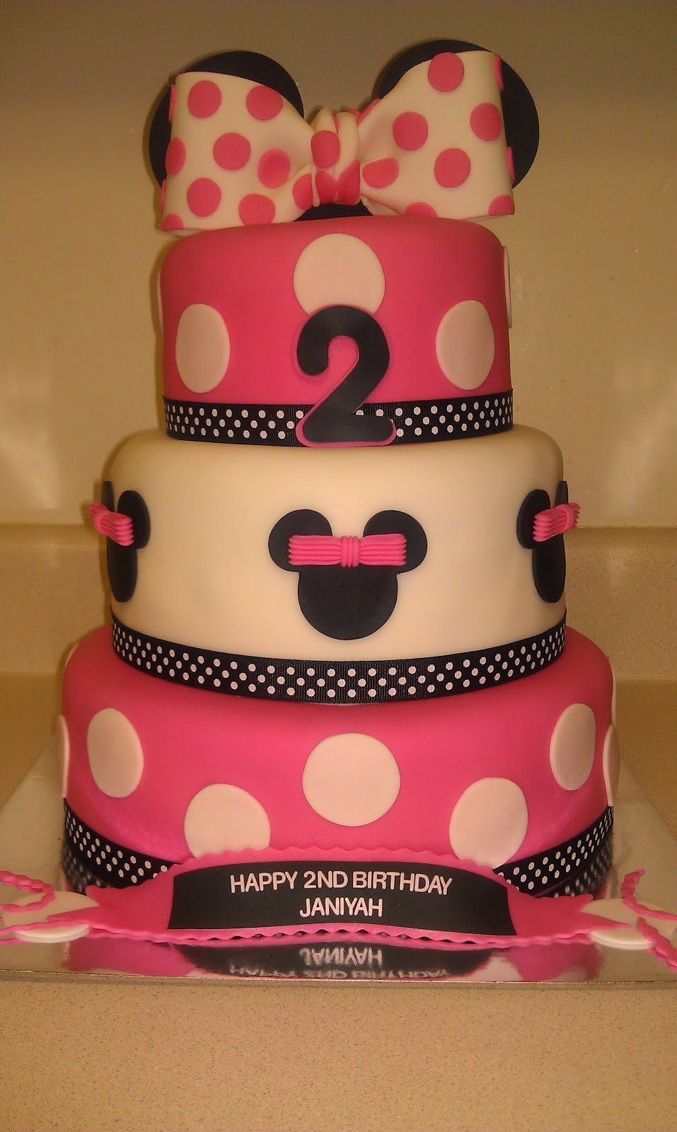 TLite Cakes and Planning: Minnie Mouse 2nd Birthday Cake