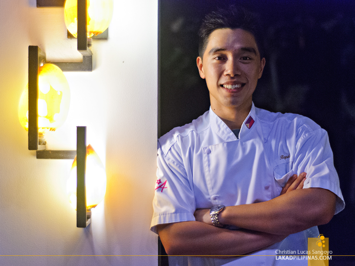 Chef Raphael Ongchion at Amorita Resort's Saffron Restaurant