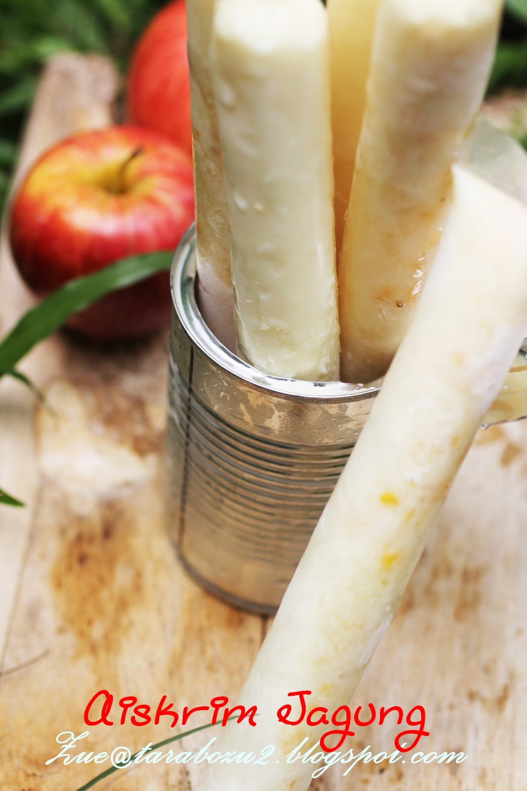 AISKRIM MALAYSIA PERISA JAGUNG  AIR TANGAN ZUHAIDA