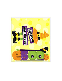 Add a little chocolate wish to your Halloween with this printable Halloween candy bar wrapper.  With cute witch legs and pumpkins, this free candy bar wrapper is a great addition to your Halloween party or to give as a homemade card to all your friends.