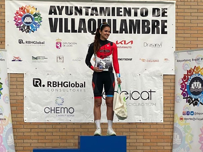 Victoria femenina en Villaquilambre y buen papel en el Memorial Valenciaga para el Tenerife Bike Point Pizzería Española