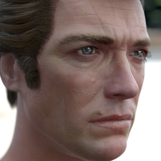 3d model Clint Eastwood head v2