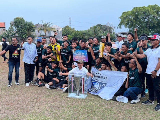Perumda Tirta Bhagasasi Cabang Tarumajaya Berhasil Menjadi Juara Pertama Pertandingan Sepak Bola Antar Cabang dan Pusat Tirta Bhagasasi