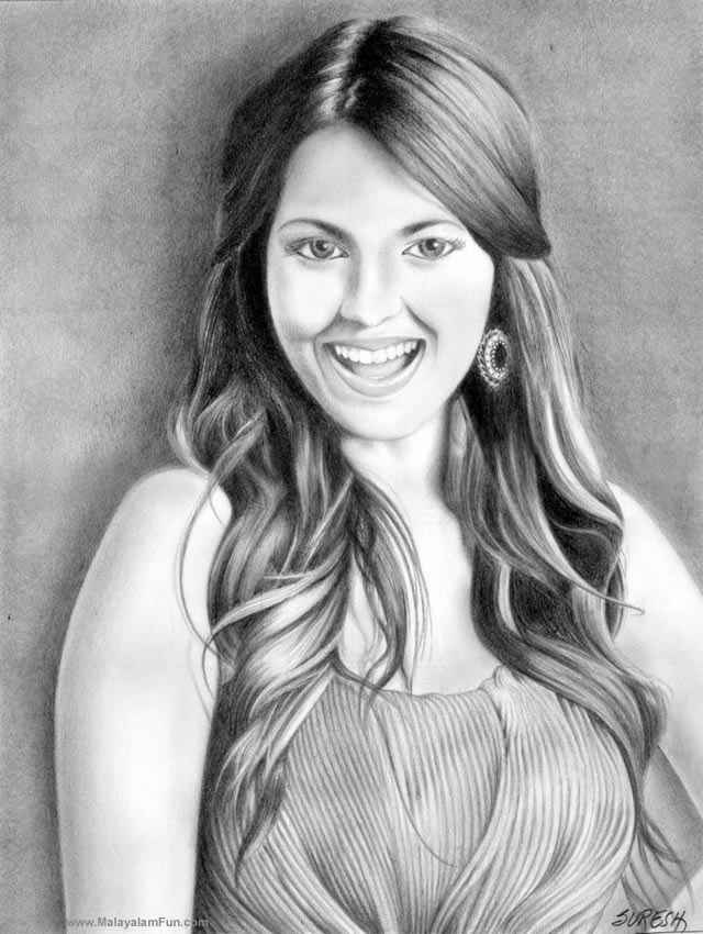 Sketches art of pencil painting wallpapers Pencil Drawing cute hollywood