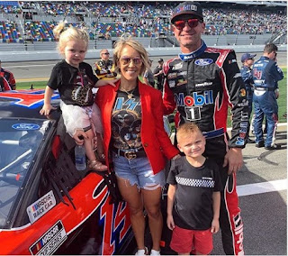 Clint Bowyer With His Family